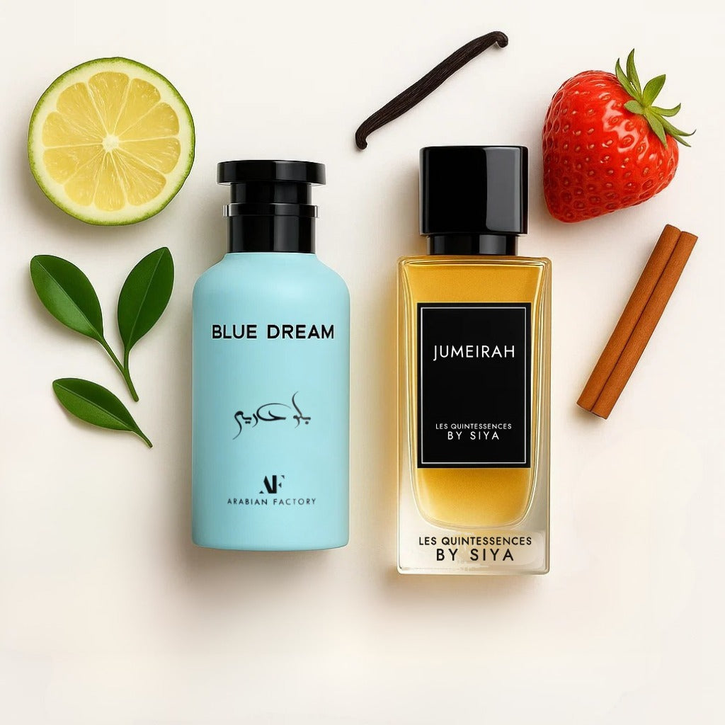 Blue Dream (Arabian Factory) et Jumeirah (Maison SIYA Collection Les Quintessences)
